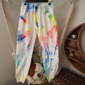 ✨Tie Dye Neon Jogger Sweatpants✨